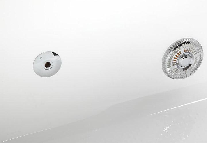 Actual product image Home Deluxe Senior bathtub with massage jets door and handle AUTARK M (left) - 153x76x64cm (76 cm, 153 cm)