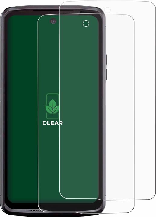 Actual product image ScreenLeaf Protective film sustainable screen protector screen protector film clear transparent (2 Piece, Crosscall Stellar X5)