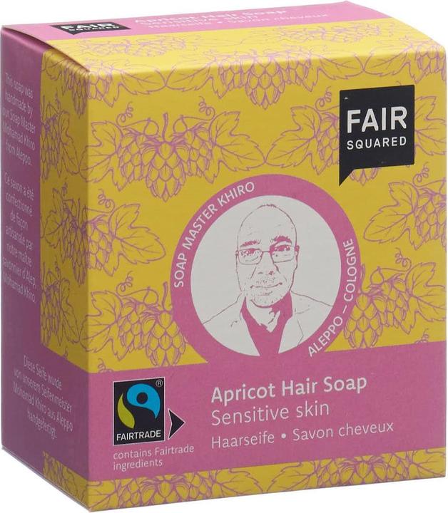 Produktbild Fair Squared Hair Soap Apricot Sensitive Skin (Flüssiges Shampoo)