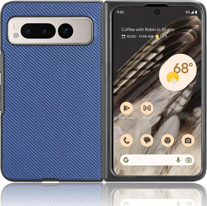 Produktbild König Design Hülle Handy Schutz für Google Pixel Fold Case Cover Tasche Bumper Etuis Flip Neu (Google Pixel Fold)
