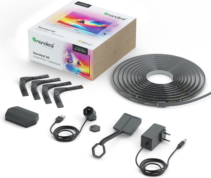 Produktbild Nanoleaf 4D Bildschirm-Spiegelkamera Kit (RGBW, 215.90 cm, Indoor)