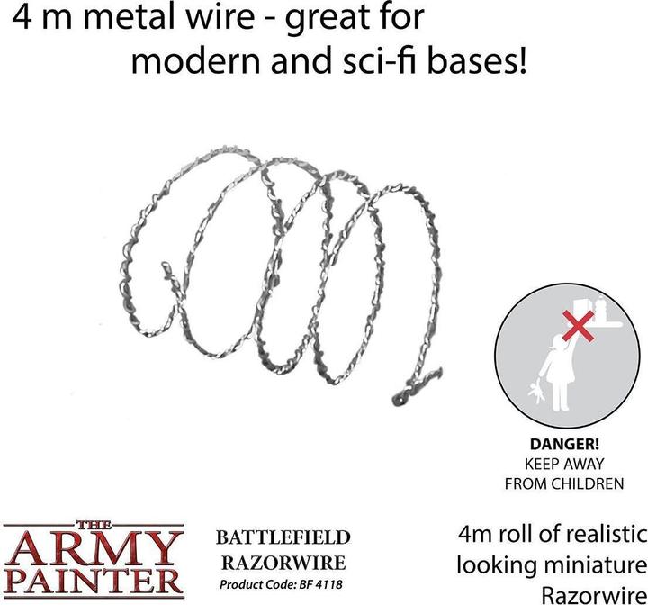 Image du produit Army Painter ARM04118 - Battlefield Razorwire/Fils de fer barbelés (GB)