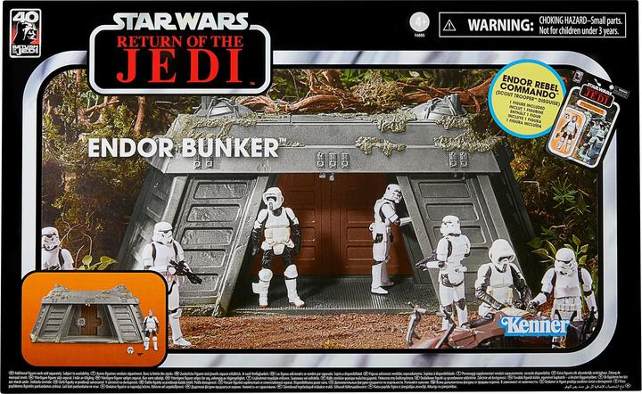 Produktbild Hasbro Star Wars Episode VI Vintage Collection - Playset Endor Bunker mit Endor Rebel Commando