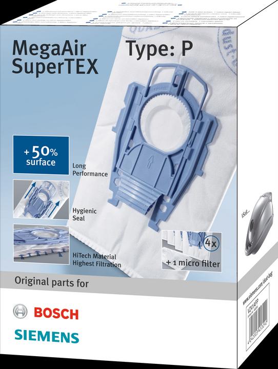Siemens Vacuum Cleaner Bag VZ41AFP P (4 x)
