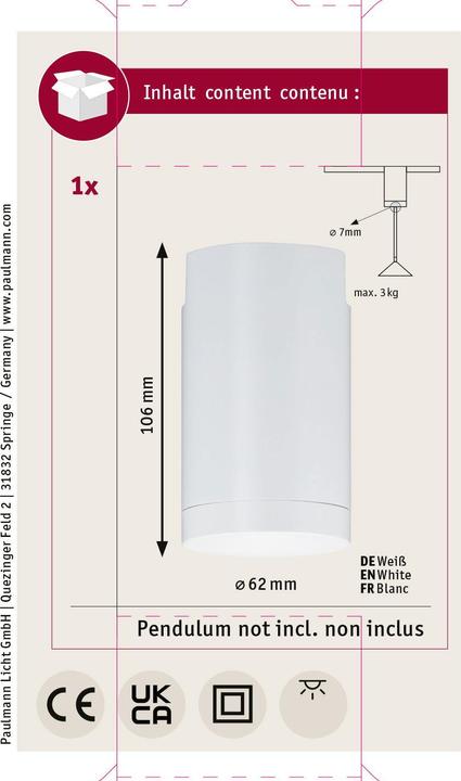 Produktbild Paulmann URail Universal Adapter