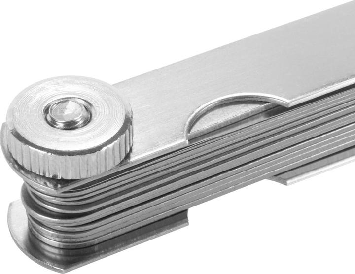 Produktbild Stahlwerk Fühlerlehre 0,05-1 mm 20 Präzisionsblätter aus gehärtetem Edelstahl (10 cm)