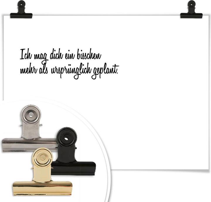 Produktbild Trenddeko Ich mag dich ein bisschen mehr (24 x 30 cm)