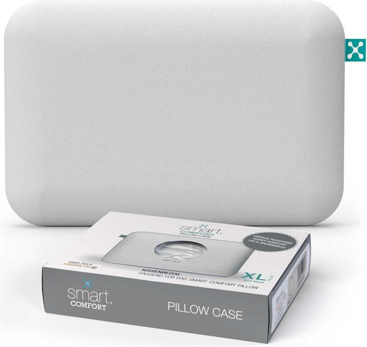 Image du produit Smartsleep Taie d'oreiller Comfort XL 60 x 40 x 13.5 cm, Blanc (Taie d'oreiller, 60 x 40 x 13.5 cm)