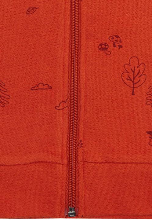 Actual product image loud + proud Jacket Structured Knit Terracotta (86)