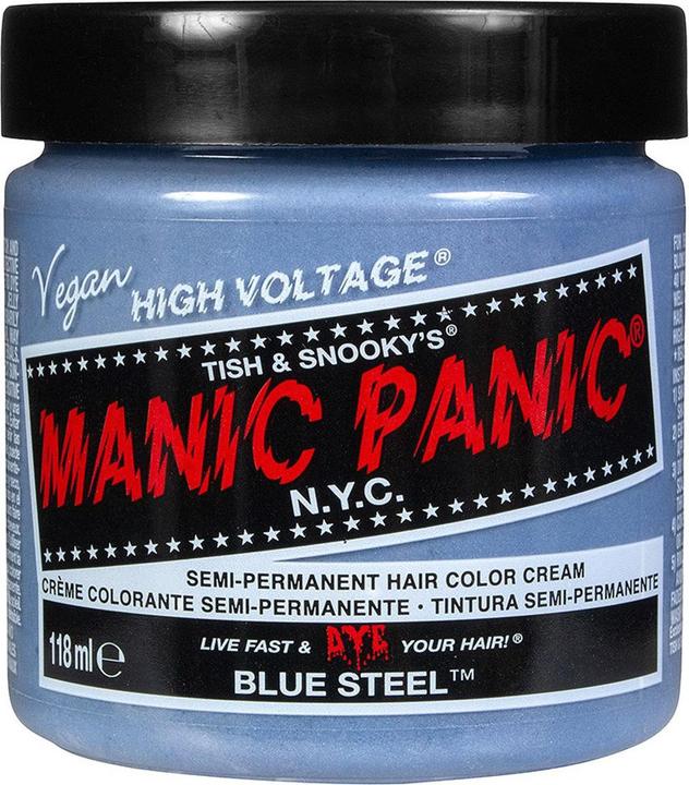Actual product image Skybound High Voltage Classic Cream Formula Hair Dye Blue Steel (Blue steel)
