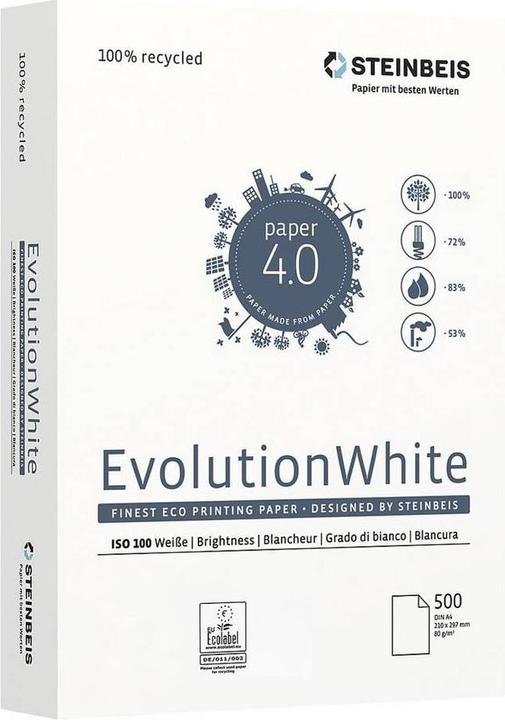 Actual product image Steinbeis EvolutionWhite (80 g/m², 500 x, A4)
