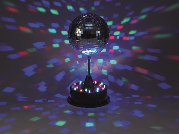 Image du produit Eurolite Set de boules à facettes LED avec pied (13 cm)
