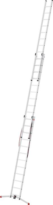 Produktbild Hailo S100 ProfiLOT, Aluminium Kombileiter 3-teilig, 3x12 Sprossen (Stehleiter, 48 cm)