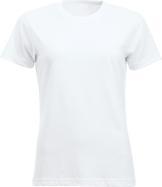 Clique Damen T-Shirt Classic-T 029361, Baumwolle, weiss, Grösse M (M)
