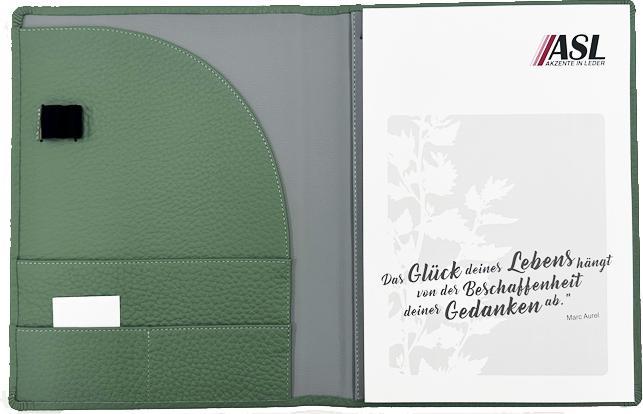 Produktbild ASL Blockmappe Grün A4 (21 x 29.7 cm)
