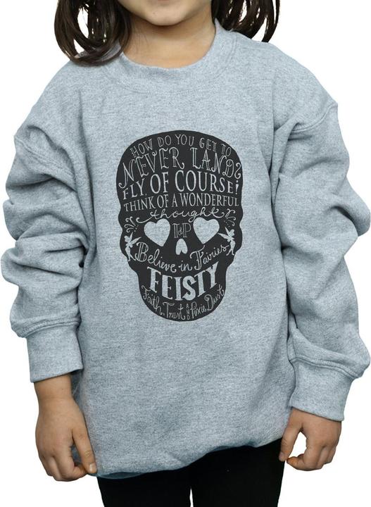 Immagine prodotto Disney Tinker Bell Skull Felpa Ragazze (140, 146)
