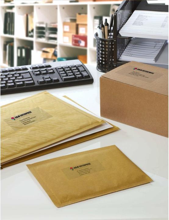 Actual product image Avery Clear Address Label - Inkjet - J8565 Transparent