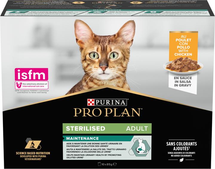 Pro Plan Gatto Nutrisavour Sterilised Chicken (Adulto, 1 pz., 850 g)