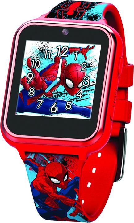 Productafbeelding Accutime Kids Smart Watch Spider-Man (rood): Selfie camera, foto & video, stopwatch, 6 spelletjes, 3... (40 mm)