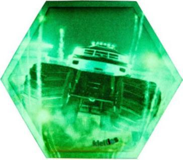 Actual product image Ergobag Klettie Glow Monster Truck