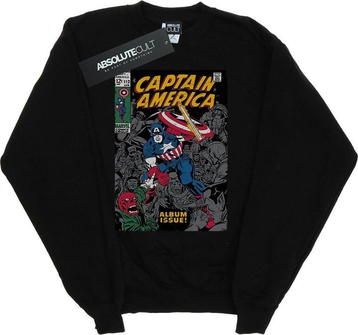 Captain America Album Issue Cover Sweatshirt Jungen