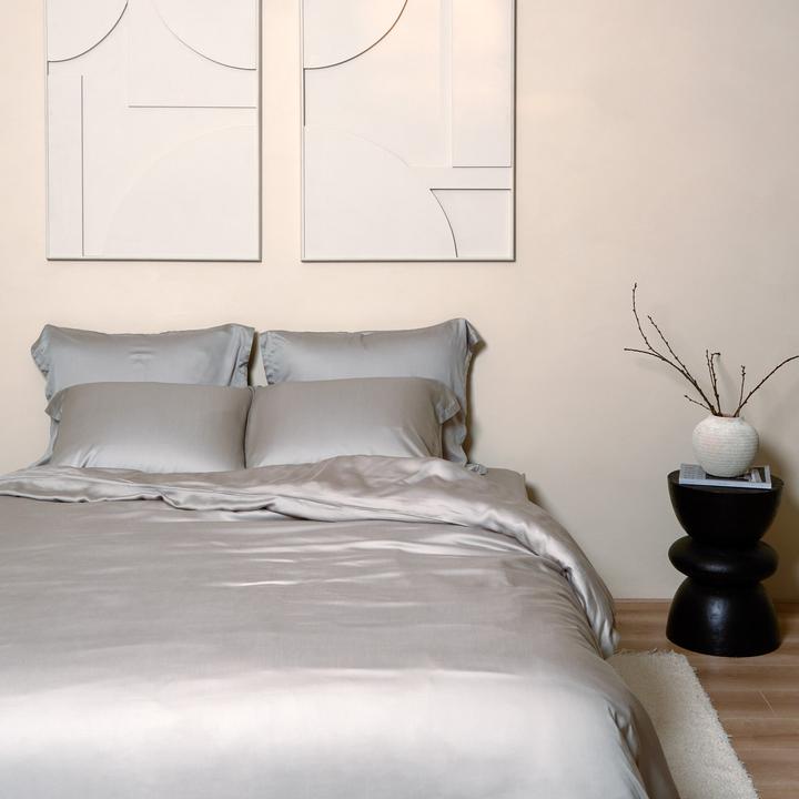 Immagine prodotto Coco & Cici Tencel Bettbezug + Kissenbezug (Set di biancheria da letto, 240 x 220 cm, 60 x 70 cm)