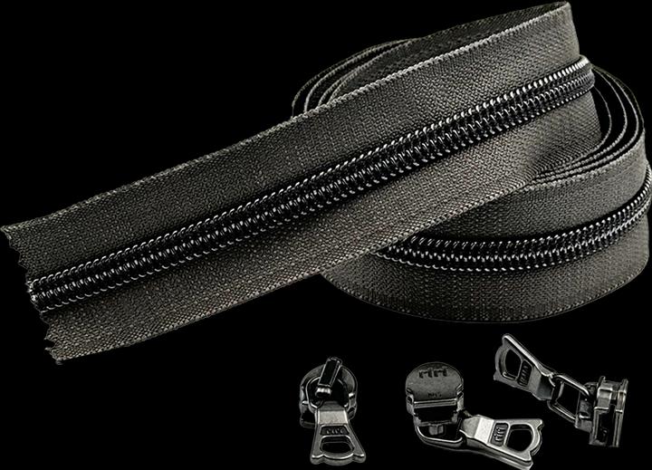 Mouse grey, Oxidized silver