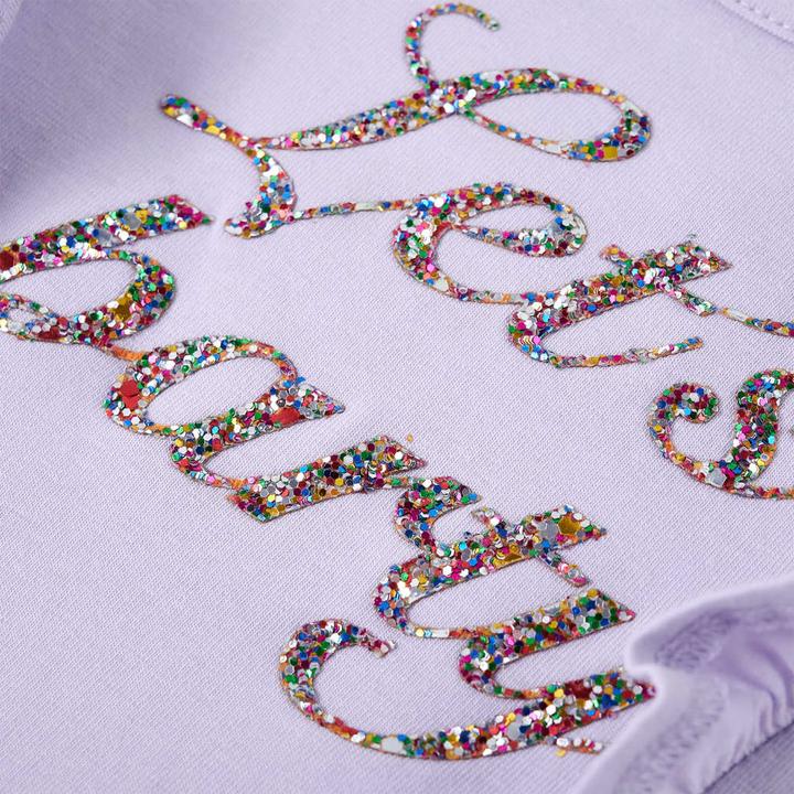 Actual product image VidaXL Children's long-sleeved shirt light lilac 104,Material: 95 % cotton. 5 (104)