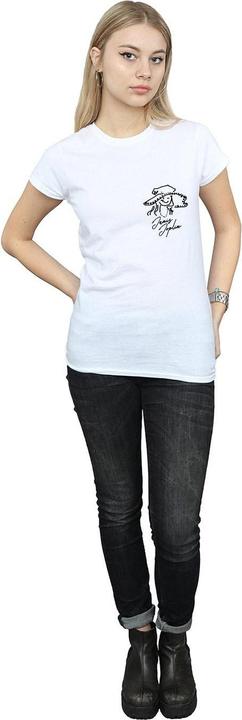 Actual product image Janis Joplin Womens/Ladies Outline Sketched Cotton T-Shirt (XL)