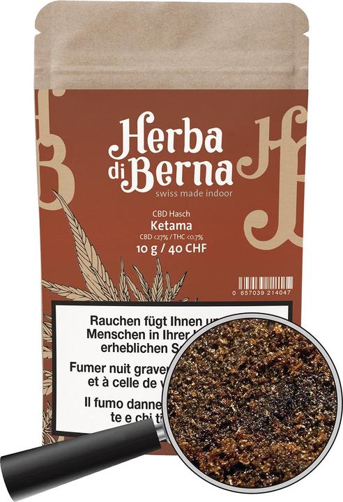 Immagine prodotto Herba di Berna CBD Hash Ketama (10 g, Interno)