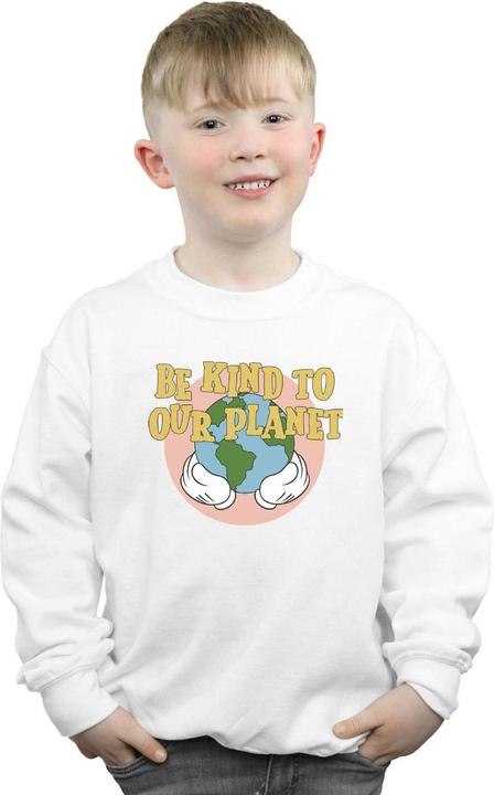 Produktbild Disney Mickey Mouse Be Kind To Our Planet Sweatshirt Jungen (152, 158)