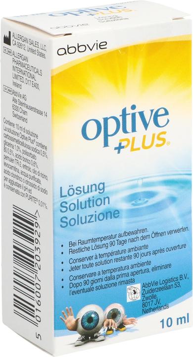 Optive Plus Augen-Pflegetropfen Fl (10 ml, Optive Plus Augen-Pflegetropfen Fl 10 ml)