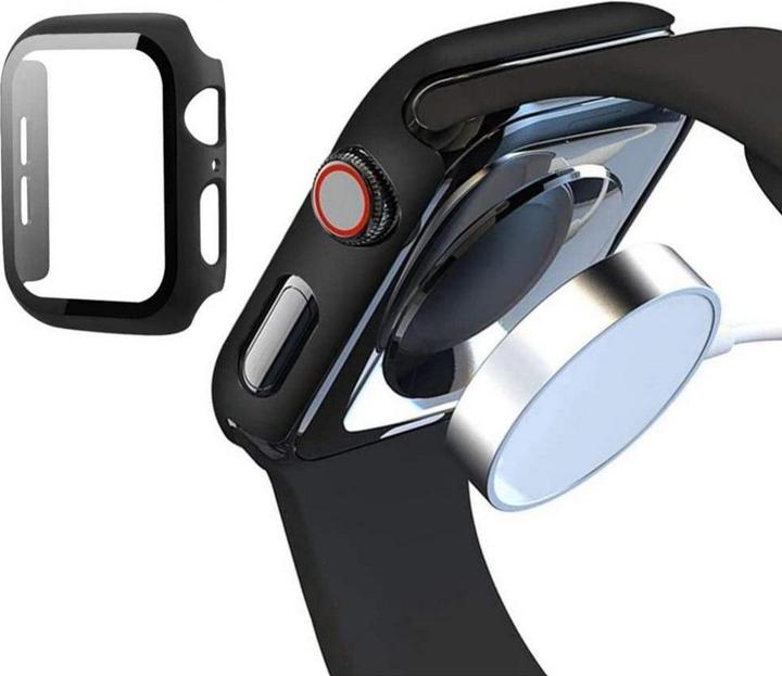Actual product image Tech Apple 4/5/6/SE smart watch screen frame, Black