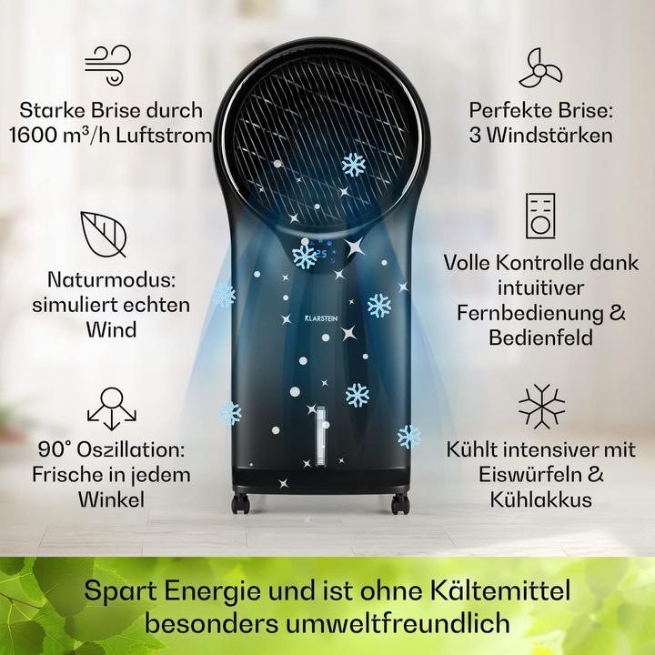 Actual product image Klarstein Air conditioner pitch black