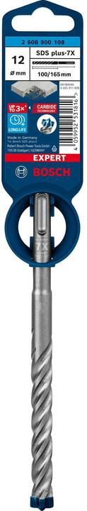 Actual product image Bosch Professional Zubehör Expert SDS plus-7X (12 millimetres)