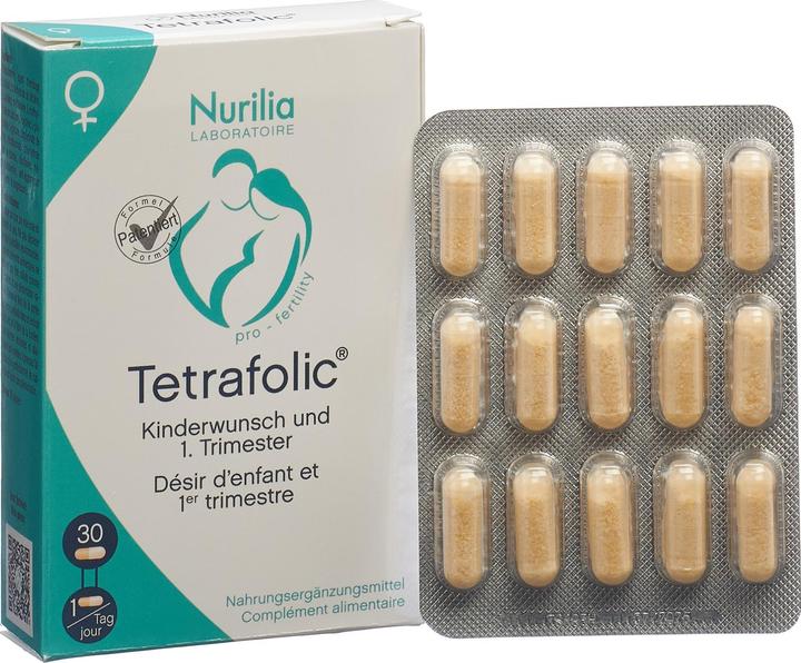 Image du produit Nurilia Tetrafolic caps (30 pièce(s), Capsules, 37 g)