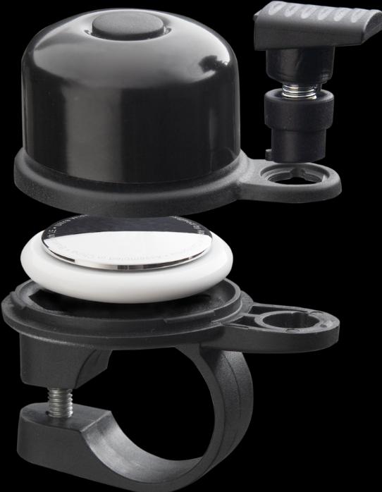 Actual product image AirBell DUPLIKAT bell with AirTag