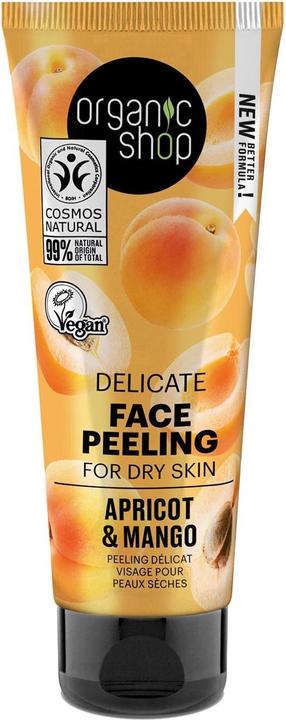 Organic Shop Delicate Face Peeling Apricot and Mango for Dry Skin 75ml (75 ml)