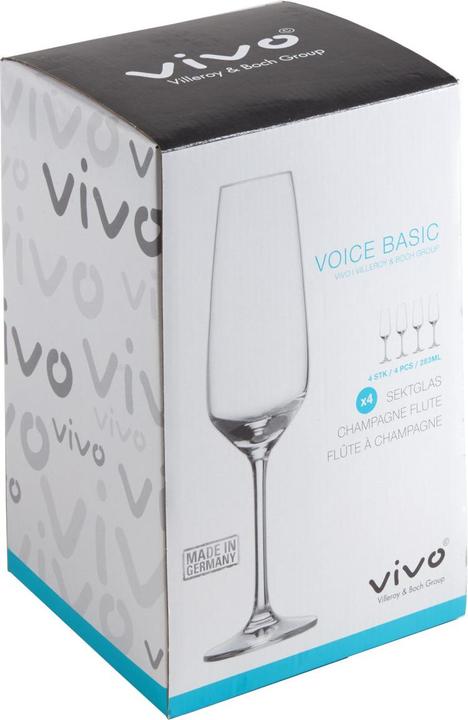 Immagine prodotto Vivo by Villeroy & Boch Voce di base (28.30 cl, 4 Occhiali, Bicchieri da champagne)