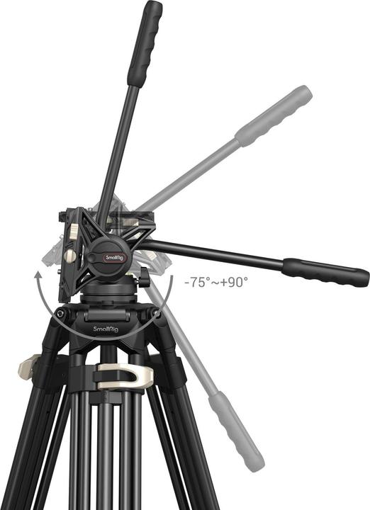 Produktbild SmallRig Hochleistungs-Fluidkopfstativ AD-01 (Metall)