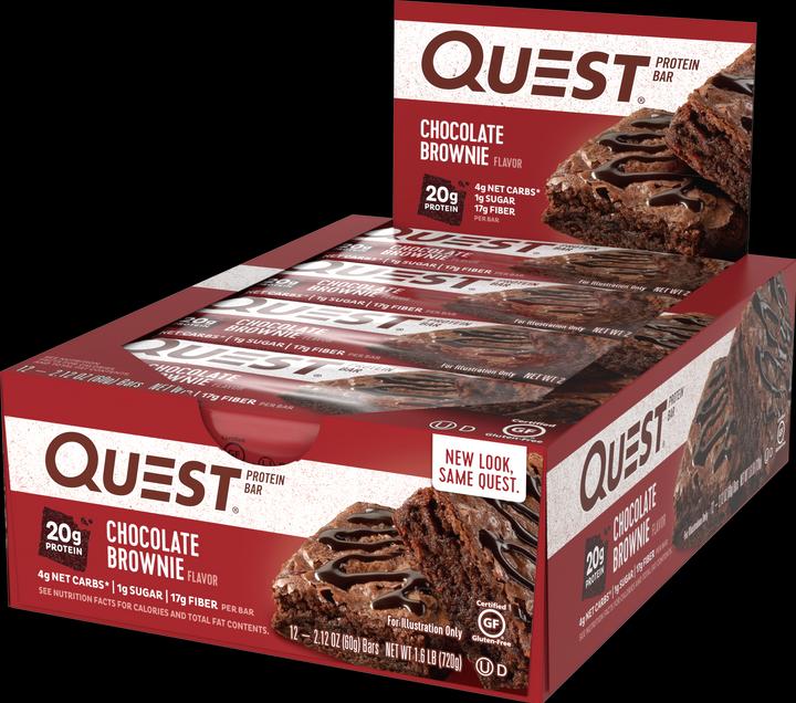 Produktbild Quest Nutrition Quest Bar (Schokoladen-Brownie, 12 Stk., 720 g)