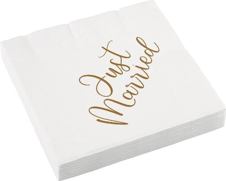Produktbild Magni Servietten Just Married (16 x, 33 x 33 cm)
