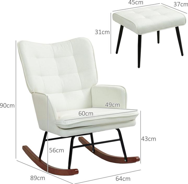 Actual product image Jamb North dream with footstool