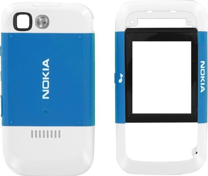 Nokia 5200 copertina anteriore e copertina posteriore blu (Nokia 5200)