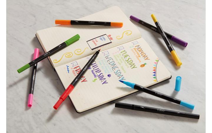 Actual product image Bic Intensity felt tip pen with colon (Multicoloured, 6 x)