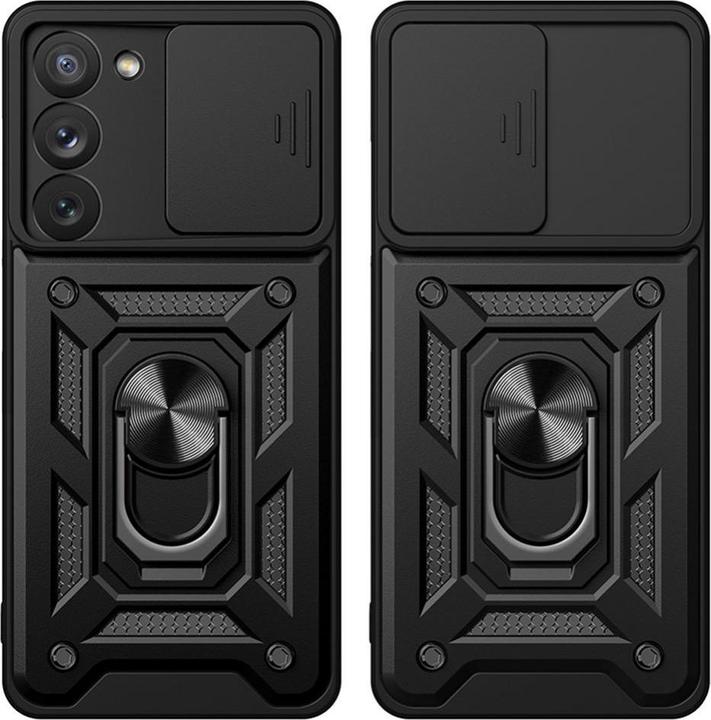 Produktbild Hurtel Hybrid Armor Camshield Hülle für Samsung Galaxy A34 5G gepanzerte Hülle mit Kameraabdeckung schwarz (Samsung Galaxy A34 5G)