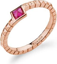 Immagine prodotto Rosato Elegante anello in bronzo con zirconi Cubica RZCU99 - Circuito: 58 mm (58)