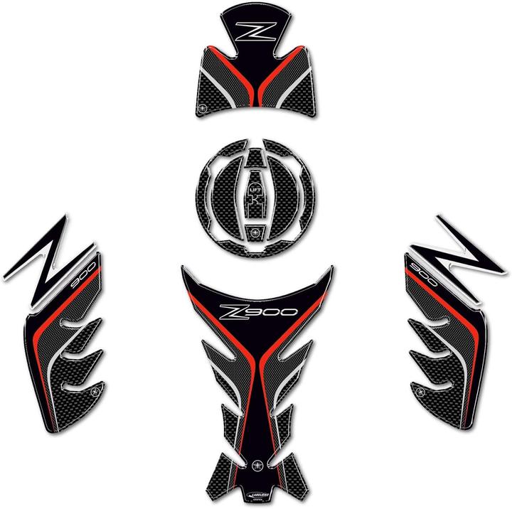 Immagine prodotto Labelbike 3D Harz Aufkleber-Set für Kawasaki Z900
