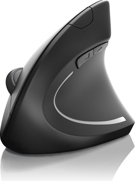 Produktbild CSL Vertikale USB Maus wireless, Funkmaus, optische vertikale Mouse, Vorbeugung gegen Mausarm/Tennisarm (Kabellos)