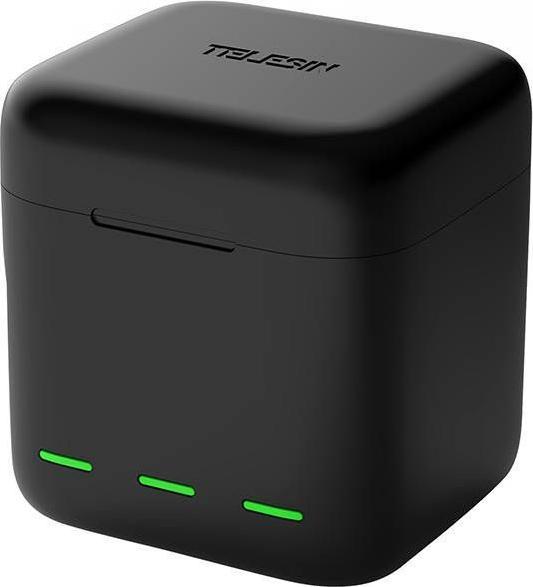 Produktbild Telesin Dreikanal-Box-Ladegerät + 3 Akkus (Hero 10, Hero 9)